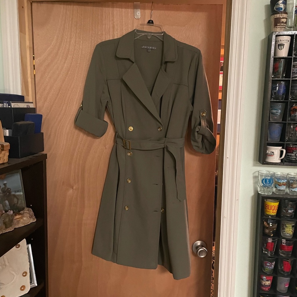 Size 10 army green wrap dress